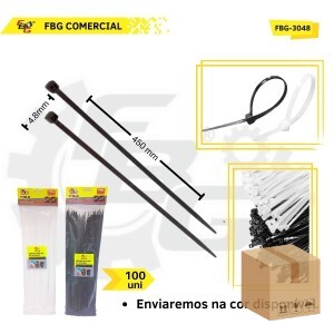 FBG-M 3048 ABRAÇADEIRA DE NYLON 450mmx4.8