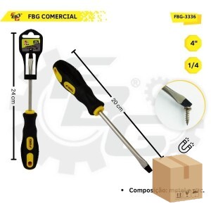 FBG-M 3336 CHAVE FENDA 4'