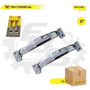 FBG-3358 PUXADOR DE ACO ALCA CHAPA 5'' C/2 2X48