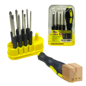 FBG-M  3021 KIT CHAVE FENDA E PHILIPS C/ 9 PEÇAS